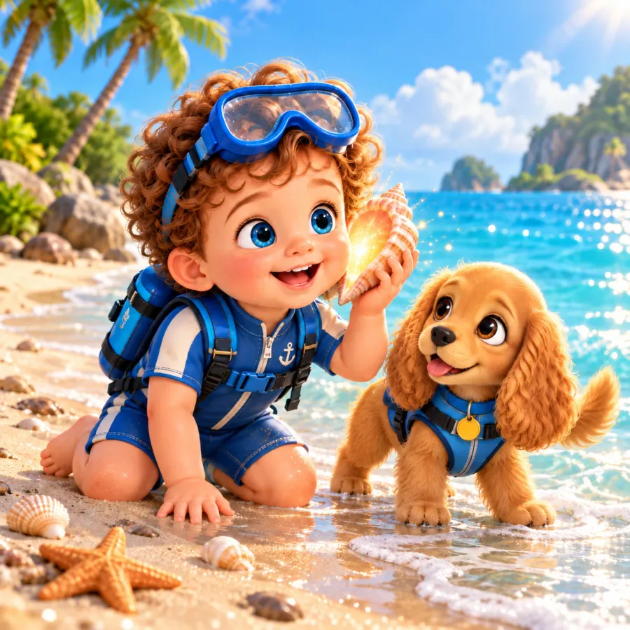 Pochy and Coco Under the Sea, page 1